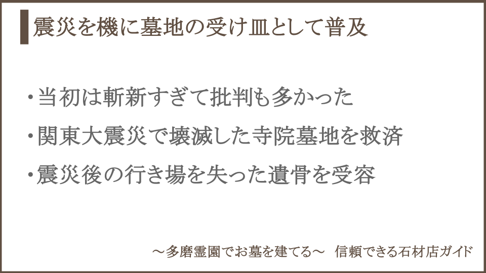 開園当初の課題と転機についての説明画像
